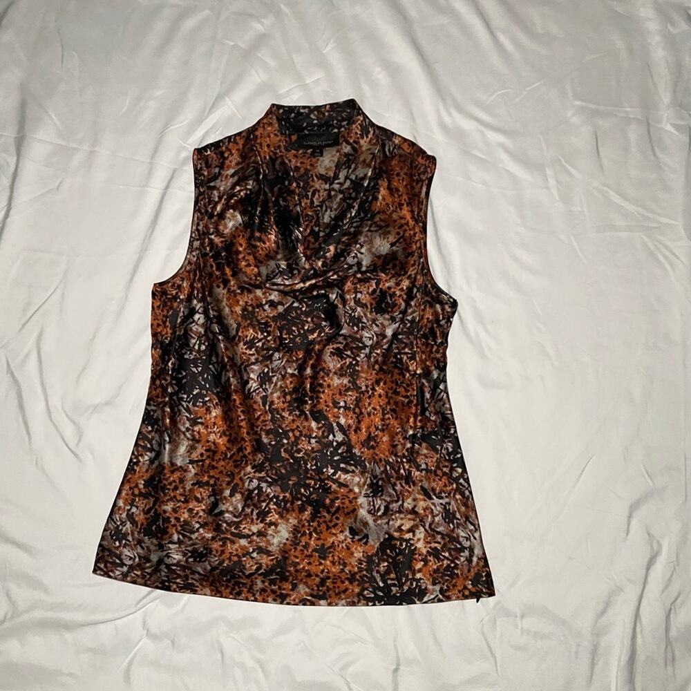 Classiques Entier Sleeveless Top in Brown and Black